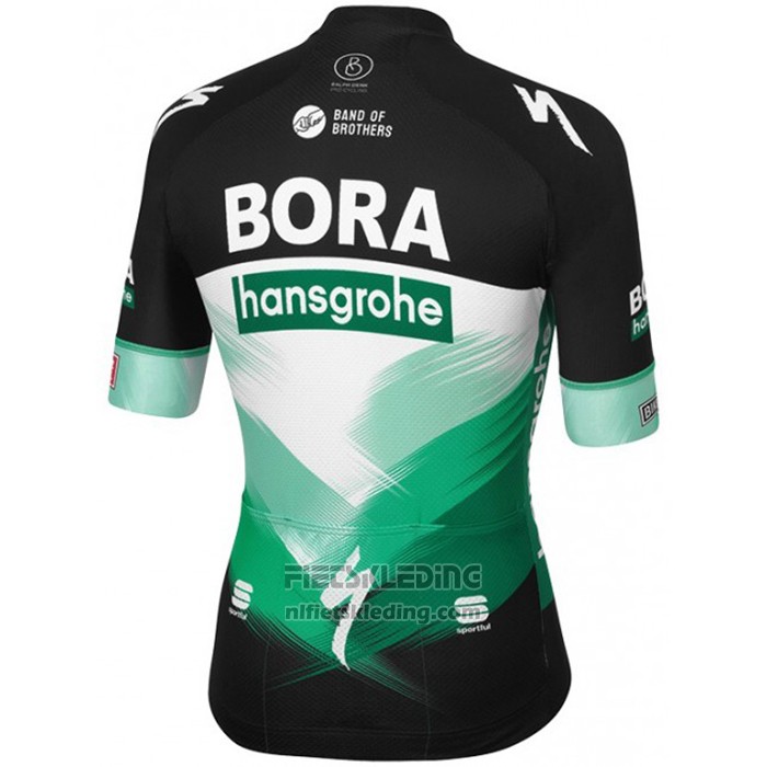 2020 Fietskleding Bora-hansgrone Zwart Groen Korte Mouwen en Koersbroek